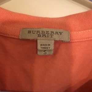 Burberry Tops - Burberry orange polo shirt Burberry Tops - Burberry orange polo shirt
